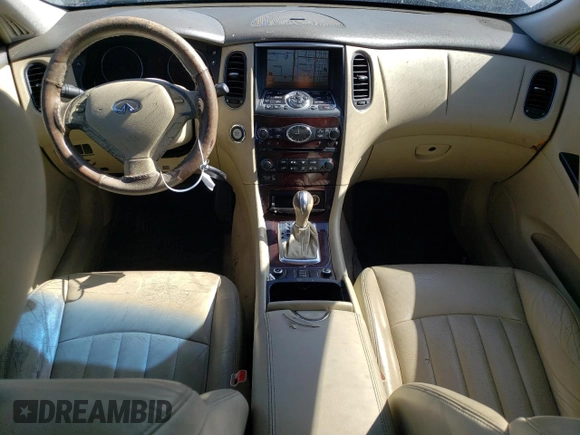 2010 Infiniti EX Journey with VIN JN1AJ0HR5AM753475, listed as a Copart auction lot 68758514 with 212,796 mi miles and Salvage Title. Bid and sale history available at DreamBid. Image 8.