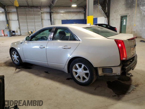 2009 Cadillac CTS RWD w/1SA with VIN 1G6DF577890147893, listed as a Copart auction lot 77416424 with 102,917 mi miles and Salvage Title. Bid and sale history available at carsss.com. Image 2.
