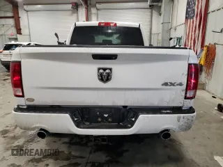 2018 Ram 1500 Express with VIN 1C6RR7FTXJS175036, listed as a Copart auction lot 45127685 with 0 mi miles and Non Repairable. Bid and sale history available at carsss.com. Image 6.