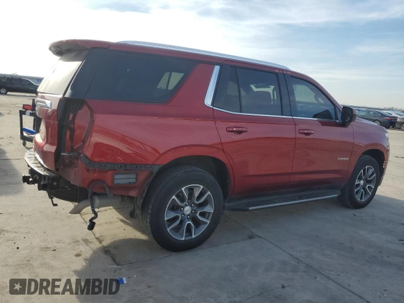 2021 Chevrolet Tahoe LS z VIN 1GNSCMKD6MR423990, wystawiony jako Copart lot #42576475 z przebiegiem 44 908 mil mil oraz Czysty tytuł • Clean title. Historia ofert i sprzedaży dostępna na DreamBid. Obrazek 3.