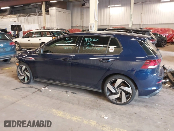 2022 Volkswagen Golf GTI S with VIN WVWG87CD5NW178683, listed as a IAAI auction lot 41711208 with 57,901 mi miles. Bid and sale history available at carsss.com. Image 15.