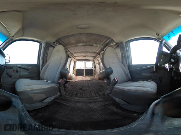 2013 Chevrolet Express Cargo with VIN 1GCWGFBA6D1185850, listed as a IAAI auction lot 40965967 with 165,641 mi miles and . Bid and sale history available at DreamBid. Image 20.