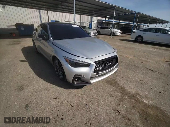 2019 Infiniti Q50 RED SPORT 400 with VIN JN1FV7AP9KM760846, listed as a Copart auction lot 46466525 with 54,485 mi miles and Salvage Title. Bid and sale history available at carsss.com. Image 11.