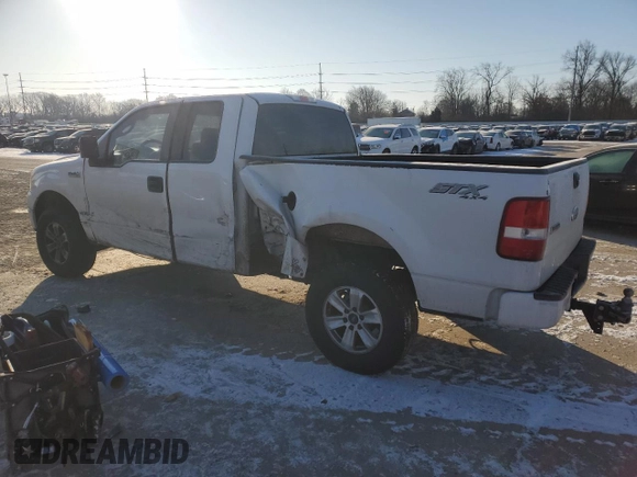 2007 Ford F-150 STX with VIN 1FTRX14W27FB66003, listed as a Copart auction lot 42563555 with 255,302 mi miles and Salvage Title. Bid and sale history available at carsss.com. Image 2.