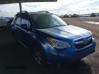 2015 Subaru Forester Touring with VIN JF2SJAWC0FH485216, listed as a IAAI auction lot 41744706 with 61,683 mi miles and . Bid and sale history available at DreamBid. Image 1.