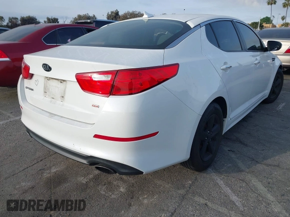 2015 Kia Optima LX z VIN 5XXGM4A78FG459323, wystawiony jako IAAI lot #41684967 z przebiegiem 197 177 mil mil oraz . Historia ofert i sprzedaży dostępna na DreamBid. Obrazek 4.
