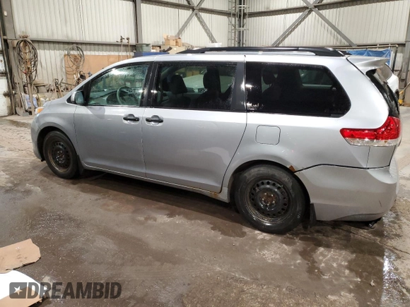 2011 Toyota Sienna with VIN 5TDZK3DC3BS143578, listed as a Copart auction lot 51140645 with 245,448 mi miles and Salvage Title. Bid and sale history available at carsss.com. Image 2.