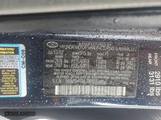 2008 Hyundai Santa Fe SE with VIN 5NMSH13E78H129850, listed as a Copart auction lot 48942265 with 158,947 mi miles and Clean Title. Bid and sale history available at carsss.com. Image 13.