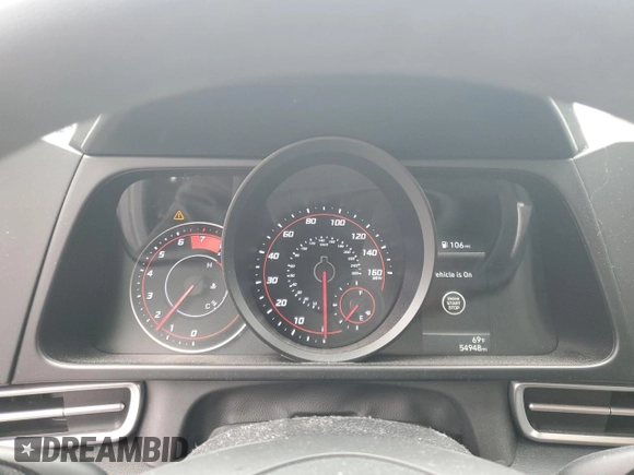 2022 Hyundai Elantra SEL with VIN 5NPLM4AG3NH078755, listed as a Copart auction lot 51120245 with 54,948 mi miles and Salvage Title. Bid and sale history available at DreamBid. Image 9.