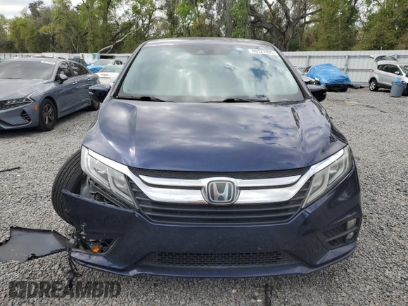 2020 Honda Odyssey EX with VIN 5FNRL6H53LB004874, listed as a Copart auction lot 49127995 with 82,037 mi miles and Salvage Title. Bid and sale history available at DreamBid. Image 5.