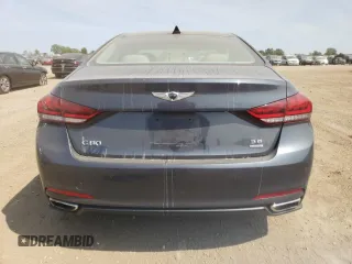 2017 Genesis G80 3.8L with VIN KMHGN4JEXHU176409, listed as a Copart auction lot 68038554 with 120,655 mi miles and Salvage Title. Bid and sale history available at DreamBid. Image 6.