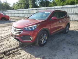 2018 Hyundai Santa Fe 2.4L with VIN 5XYZT3LB9JG539967, listed as a Copart auction lot 64825655 with 100,975 mi miles and Clean title. Bid and sale history available at DreamBid. Image 1.