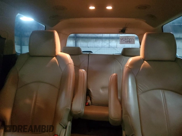 2011 GMC Acadia SLT1 with VIN 1GKKRRED6BJ191424, listed as a Copart auction lot 48053595 with 127,831 mi miles and Salvage Title. Bid and sale history available at carsss.com. Image 10.