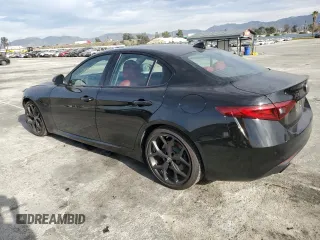 2020 Alfa Romeo Giulia with VIN ZARFAMAN8L7626101, listed as a Copart auction lot 72702012 with 26,100 mi miles. Bid and sale history available at carsss.com. Image 2.