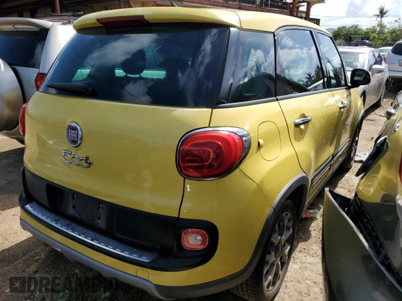 2015 FIAT 500L Urbana Trekking with VIN ZFBCFADH0FZ031337, listed as a Copart auction lot 54044874 with 0 mi miles and Non Repairable. Bid and sale history available at carsss.com. Image 3.