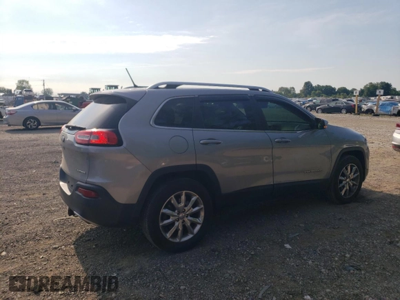 2014 Jeep Cherokee Limited with VIN 1C4PJMDS7EW210615, listed as a Copart auction lot 64308365 with 185,162 mi miles and Clean title. Bid and sale history available at DreamBid. Image 3.