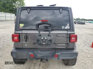 2018 Jeep Wrangler Unlimited Sahara с VIN 1C4HJXEG0JW308332, выставлен на аукционе Copart как лот 58778355 с пробегом 90 384 миль миль и Списание • Salvage title. История ставок и продаж доступна на DreamBid. Изображение 6.