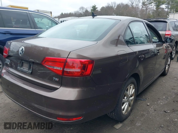 2015 Volkswagen Jetta Sedan 1.8T SE with VIN 3VWD17AJ2FM403107, listed as a IAAI auction lot 41849921 with 103,990 mi miles. Bid and sale history available at carsss.com. Image 4.