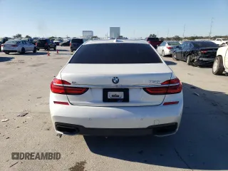 2017 BMW 7 Series 750i with VIN WBA7F0C52HGM21383, listed as a Copart auction lot 85540974 with 151,708 mi miles and Salvage title. Bid and sale history available at DreamBid. Image 6.