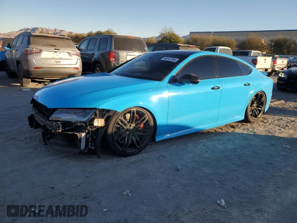 2015 Audi RS 7 Prestige z VIN WUAW2AFC8FN900199, wystawiony jako Copart lot #86767954 z przebiegiem 80 346 mil mil oraz Szkody całkowita. Historia ofert i sprzedaży dostępna na DreamBid. Obrazek 1.