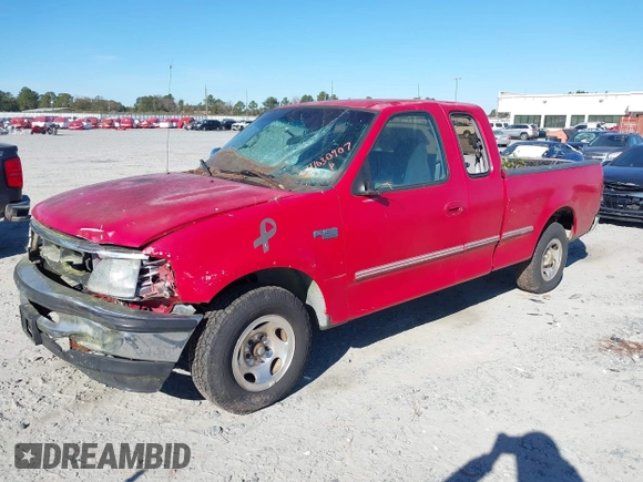 1997 Ford F-150 XL with VIN 1FTEX17L7VNC04389, listed as a IAAI auction lot 41030907 with 194,523 mi miles and . Bid and sale history available at DreamBid. Image 2.