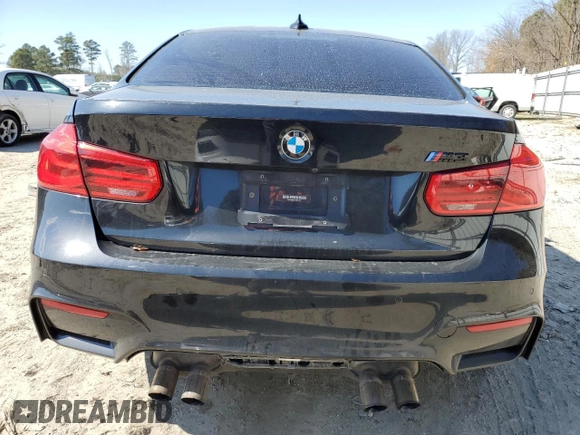 2016 BMW M3 with VIN WBS8M9C58G5D30271, listed as a Copart auction lot 47298135 with Not provided miles and Salvage title. Bid and sale history available at DreamBid. Image 6.