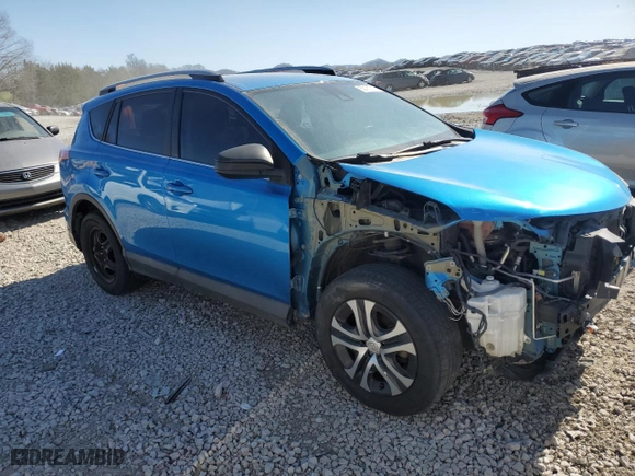2017 Toyota RAV4 LE with VIN 2T3BFREV0HW540228, listed as a Copart auction lot 50181015 with 184,508 mi miles and Salvage Title. Bid and sale history available at carsss.com. Image 4.