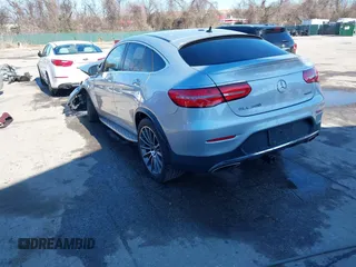 2018 Mercedes-Benz GLC with VIN WDC0J4KB2JF295176, listed as a IAAI auction lot 41877015 with 76,504 mi miles. Bid and sale history available at carsss.com. Image 3.