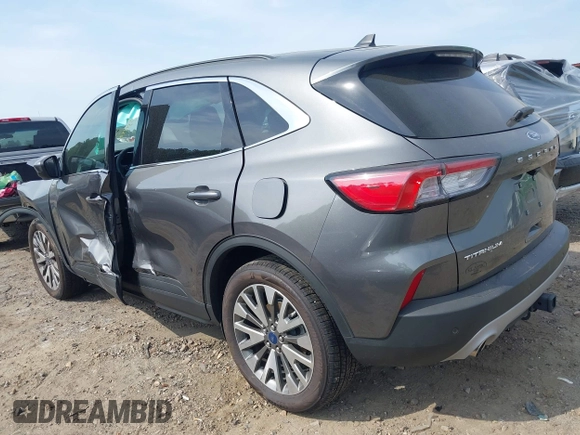 2022 Ford Escape Titanium with VIN 1FMCU9J91NUB87215, listed as a IAAI auction lot 42092928 with 3,255 mi miles and . Bid and sale history available at DreamBid. Image 3.
