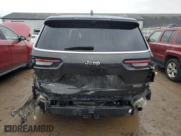 2022 Jeep Grand Cherokee Overland with VIN 1C4RJKDG6N8512684, listed as a Copart auction lot 79029794 with 37,488 mi miles and Clean title. Bid and sale history available at DreamBid. Image 6.