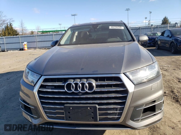 2017 Audi Q7 Premium Plus with VIN WA1LAAF70HD031848, listed as a Copart auction lot 46226255 with 128,935 mi miles and Salvage Title. Bid and sale history available at carsss.com. Image 5.