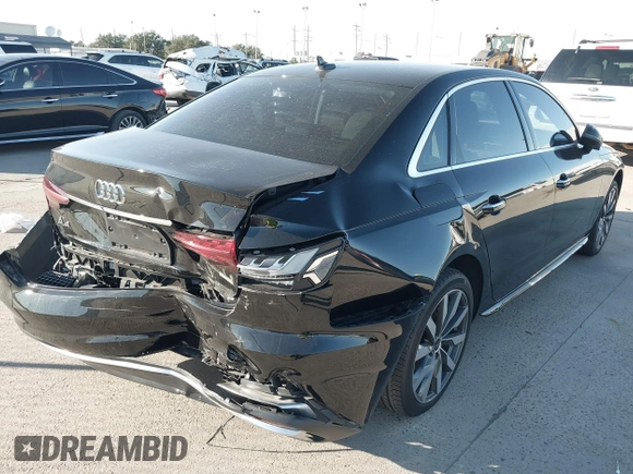 2022 Audi A4 Premium z VIN WAUABAF46NA019276, wystawiony jako IAAI lot #41059250 z przebiegiem 27 397 mil mil oraz . Historia ofert i sprzedaży dostępna na DreamBid. Obrazek 4.