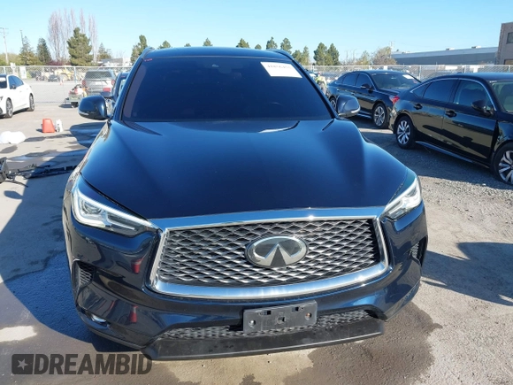 2021 Infiniti QX50 Luxe with VIN 3PCAJ5BB1MF119650, listed as a IAAI auction lot 41856455 with 64,674 mi miles and . Bid and sale history available at DreamBid. Image 12.