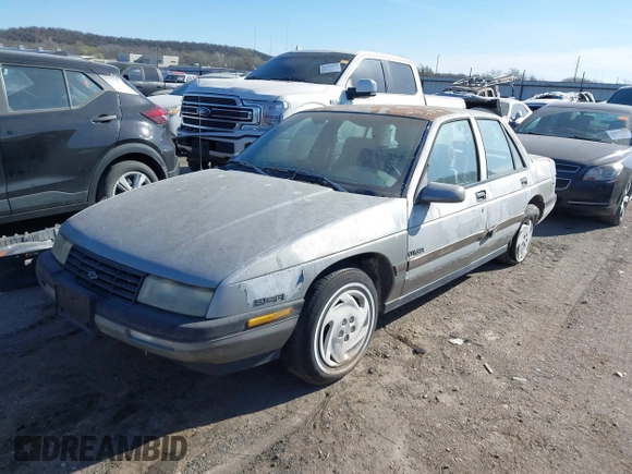 1992 Chevrolet Corsica LT z VIN 1G1LT53T9NY154246, wystawiony jako IAAI lot #41834072 z przebiegiem 87 587 mil mil oraz . Historia ofert i sprzedaży dostępna na DreamBid. Obrazek 2.