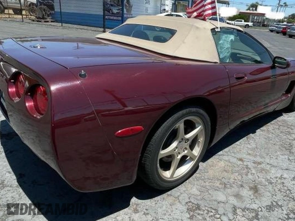 2003 Chevrolet Corvette with VIN 1G1YY32G735122037, listed as a Copart auction lot 80144574 with 45,883 mi miles and Clean Title. Bid and sale history available at carsss.com. Image 4.