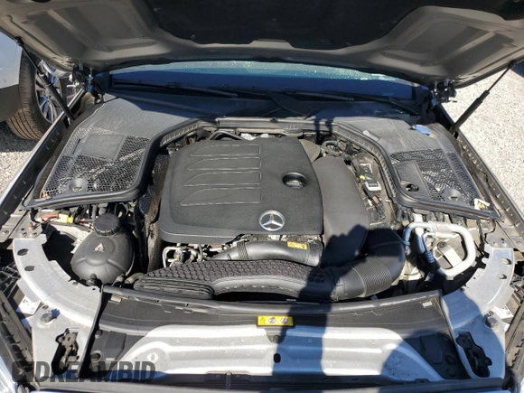 2020 Mercedes-Benz C 300 with VIN WDDWF8EB2LR551876, listed as a Copart auction lot 77541054 with 37,656 mi miles and Salvage Title. Bid and sale history available at DreamBid. Image 11.