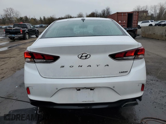 2018 Hyundai Sonata Sport with VIN 5NPE34AF1JH604328, listed as a Copart auction lot 53252525 with 80,276 mi miles and Salvage Title. Bid and sale history available at carsss.com. Image 6.