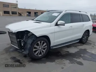 2016 Mercedes-Benz GL with VIN 4JGDF6EE9GA676180, listed as a IAAI auction lot 41976350 with 95,348 mi miles. Bid and sale history available at carsss.com. Image 19.