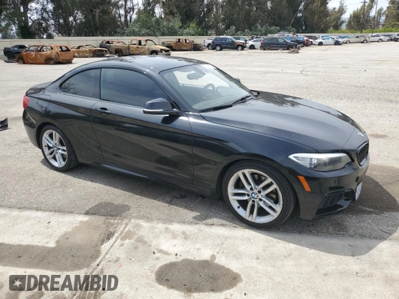 2016 BMW 2 Series 228i z VIN WBA1F9C58GV742509, wystawiony jako Copart lot #53211755 z przebiegiem 91 200 mil mil oraz Szkoda całkowita • Salvage title. Historia ofert i sprzedaży dostępna na DreamBid. Obrazek 4.