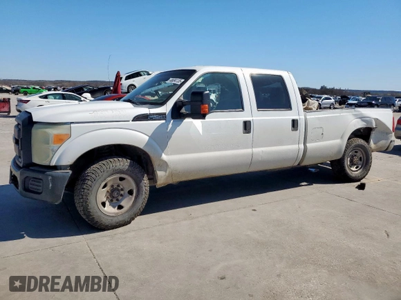 2011 Ford F-250 XL with VIN 1FT7W2A62BEA25449, listed as a Copart auction lot 46694135 with 399,254 mi miles and Salvage Title. Bid and sale history available at carsss.com. Image 1.