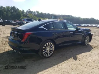 2021 Cadillac CT5 Premium Luxury with VIN 1G6DT5RW2M0111624, listed as a Copart auction lot 60633765 with 13,268 mi miles and Salvage title. Bid and sale history available at DreamBid. Image 3.