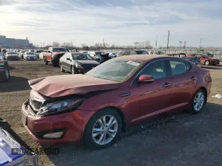 2013 Kia Optima EX with VIN 5XXGN4A79DG221796, listed as a Copart auction lot 49491285 with 106,145 mi miles and Salvage Title. Bid and sale history available at carsss.com. Image 1.