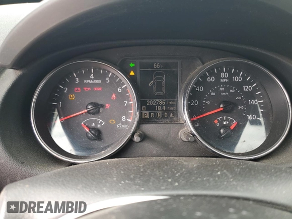 2013 Nissan Rogue S with VIN JN8AS5MT1DW506928, listed as a Copart auction lot 54504085 with 202,786 mi miles and Salvage Title. Bid and sale history available at carsss.com. Image 9.