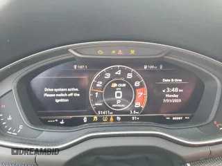 2019 Audi SQ5 Prestige with VIN WA1C4AFYXK2041080, listed as a Copart auction lot 60745403 with 51,411 mi miles. Bid and sale history available at carsss.com. Image 9.