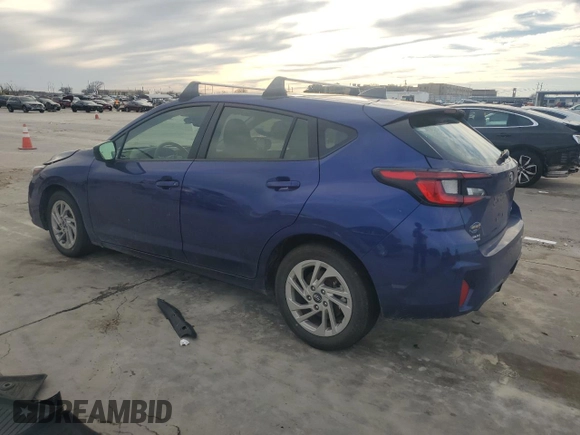 2024 Subaru Impreza with VIN JF1GUABC0R8320715, listed as a Copart auction lot 42756825 with 15,193 mi miles and Salvage Title. Bid and sale history available at carsss.com. Image 2.