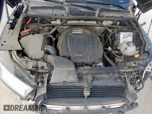 2020 Audi Q5 Premium Plus with VIN WA1BNAFY8L2018701, listed as a Copart auction lot 62367925 with Not provided miles and Salvage title. Bid and sale history available at DreamBid. Image 12.