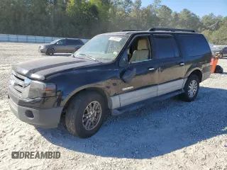 2007 Ford Expedition EL XLT with VIN 1FMFK15527LA30572, listed as a Copart auction lot 76286944 with 240,433 mi miles and Salvage Title. Bid and sale history available at carsss.com. Image 1.