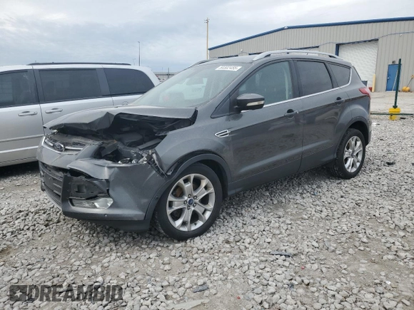 2015 Ford Escape Titanium with VIN 1FMCU9J90FUA52213, listed as a Copart auction lot 50302455 with 170,268 mi miles and Salvage Title. Bid and sale history available at carsss.com. Image 1.