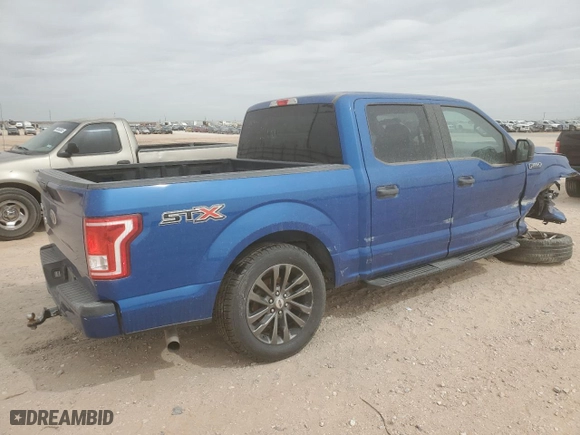 2017 Ford F-150 XL with VIN 1FTEW1CP8HKE10208, listed as a Copart auction lot 49130435 with 177,719 mi miles and Salvage Title. Bid and sale history available at carsss.com. Image 3.