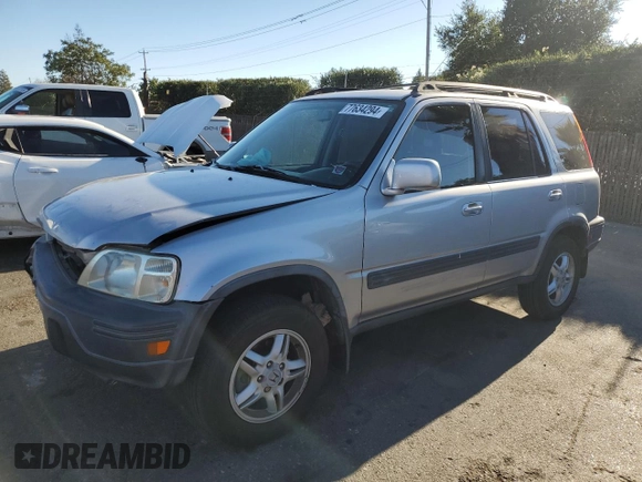 2001 Honda CR-V EX with VIN JHLRD18671C044316, listed as a Copart auction lot 77634294 with 280,083 mi miles and Salvage Title. Bid and sale history available at carsss.com. Image 1.